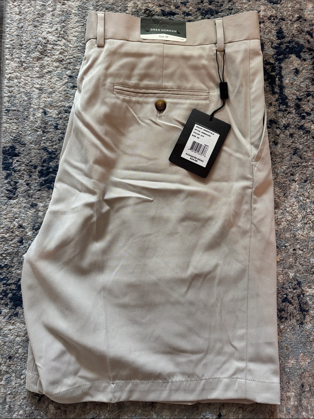 Greg Norman Collection Light Beige Men's Chino Pants